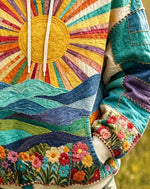 Casual Floral Hoodie Long Sleeve Hoodie