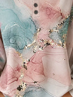 Casual Abstract Crew Neck Long Sleeve Sweatshirt