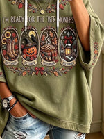 Casual Maple Leaf Hoodie Half Sleeve Hoodie