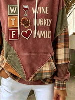 Casual Turkey Hoodie Long Sleeve Hoodie