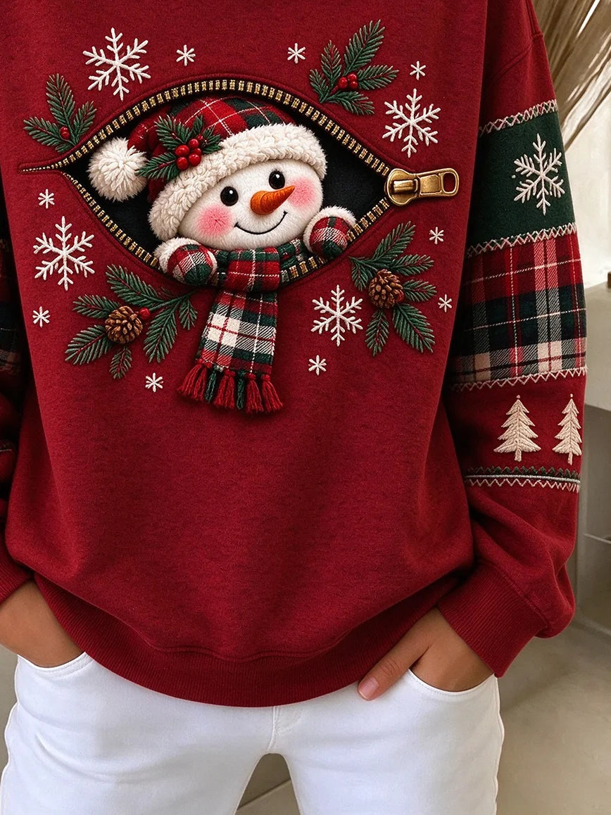 Christmas Casual Vintage Printing Sweatshirt