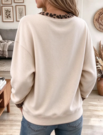 Women Casual Cute Cat Graphic Sweatshirt