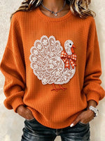 Turkey Casual Regular Fit Printing Sweatshirt