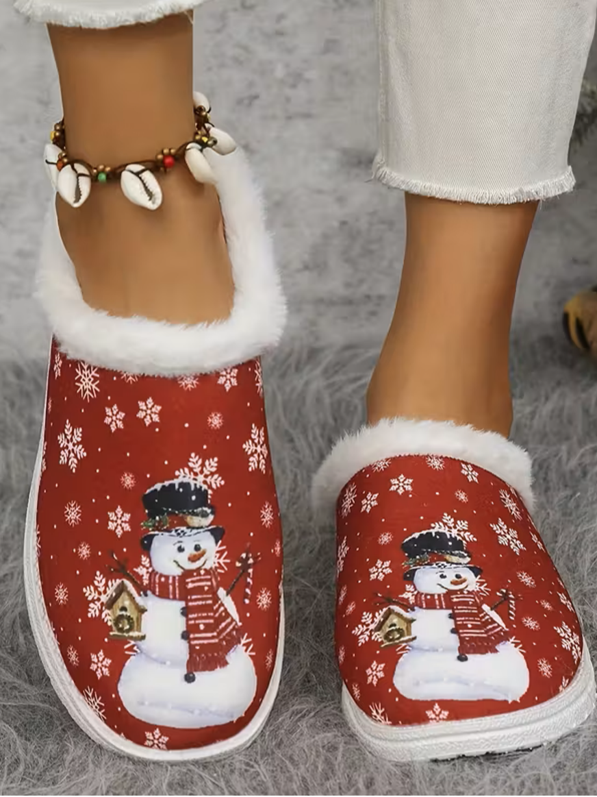 Christmas Cotton All Season House Casual Slippers