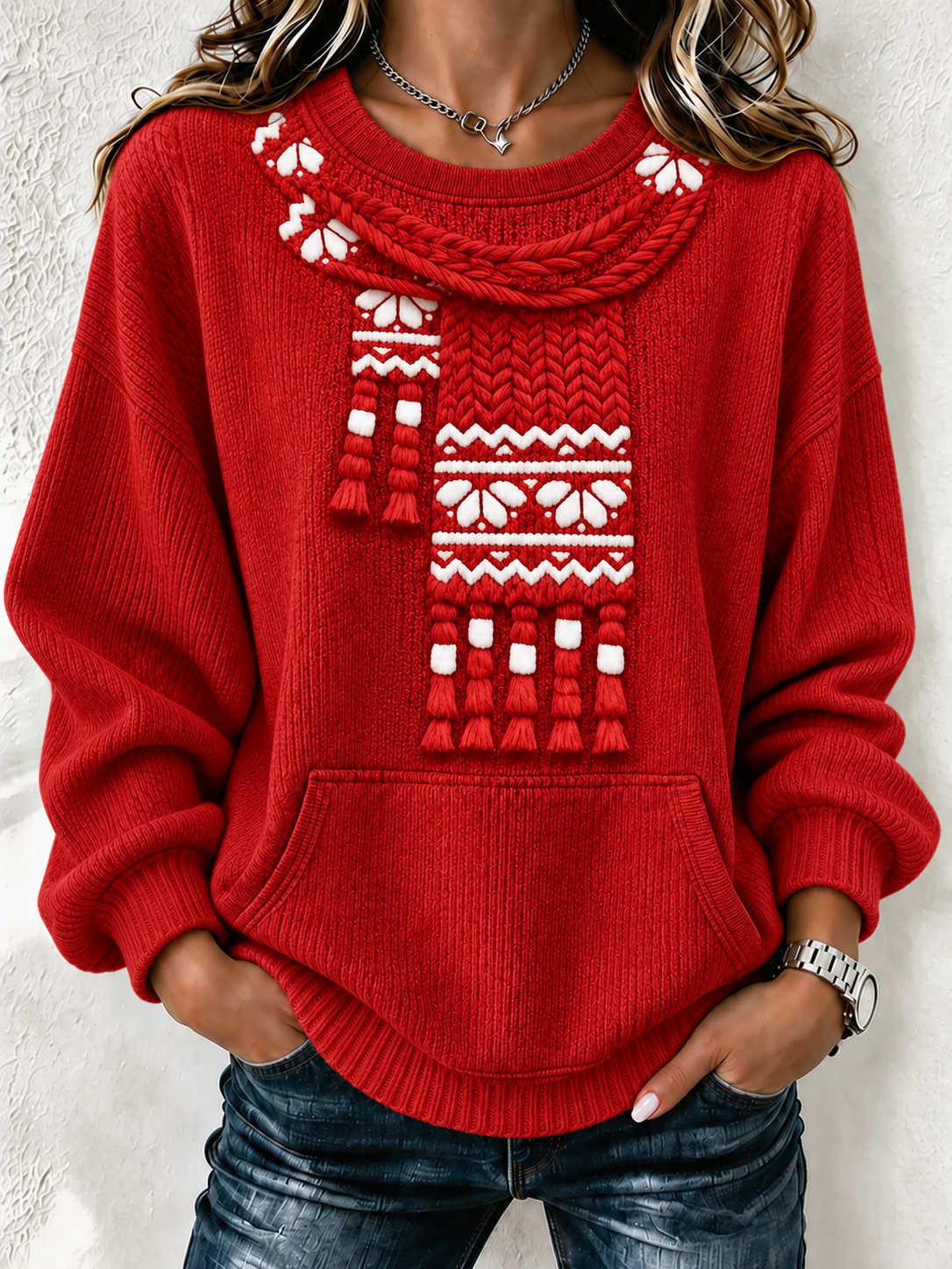 Regular Fit Relaxed Simple Sweatshirt