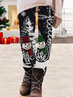 Tight Christmas Snowman Leggings