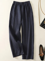 Casual Solid Color Pants