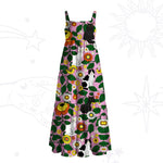 Daisy Cat  Garden Wide Straps Maxi Dress