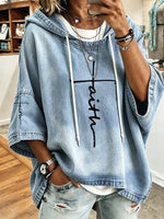 Casual Hoodie Cross Hoodie