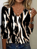 Casual Gradient Color T-Shirt