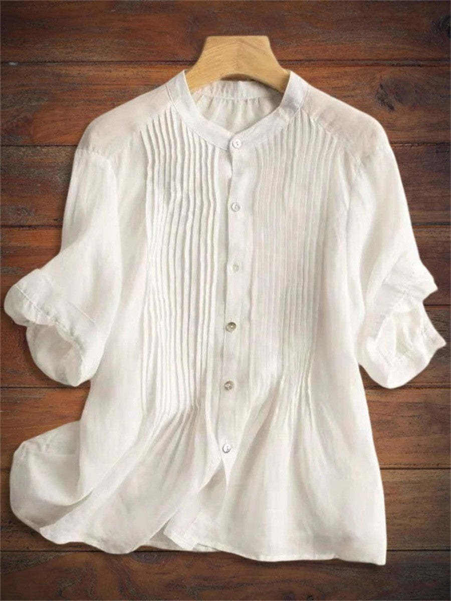 Cotton Round Neck Half Sleeve Comfy Shirt