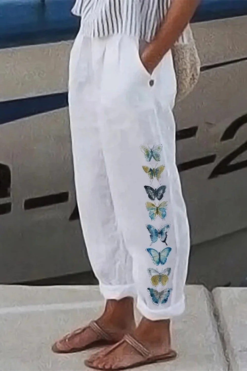 Casual Loose Butterfly Casual Pants