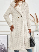 Solid Hoodie Long Sleeve Teddy Jacket