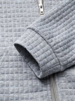 Plain Zipper Hoodie Casual Jacket