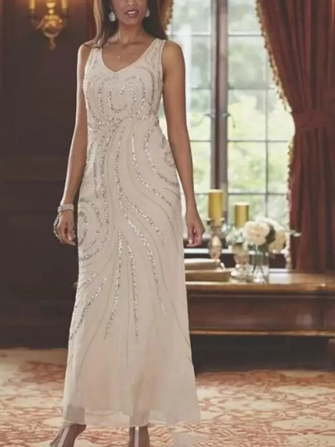 Women's Long Sleeve Two Piece Set Spring Fall Coat and Skirt Elegant Party