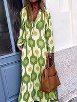 Striped Hoodie Long Sleeve Comfy Casual Maxi Dress