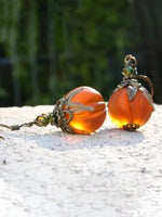 Halloween Vintage Pumpkin Earrings