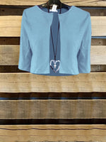 Half Sleeve Floral Elegant Two-Piece Midi Dress