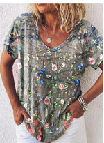 Floral Loose Casual T-Shirt