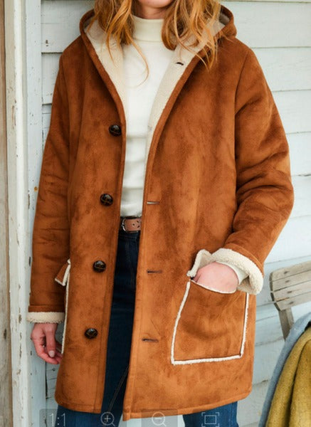 Plain Regular Loose Jacket
