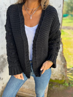 Women's Spring/Fall Plain Casual Long Sleeve Yarn/Wool Yarn Sweater