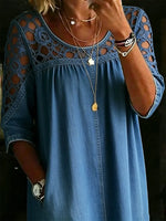 Women's Retro Floral Pattern Art Print Casual Cotton Shirt