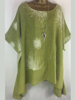 Women's Casual Crew Neck Printed Shirt & Blouse