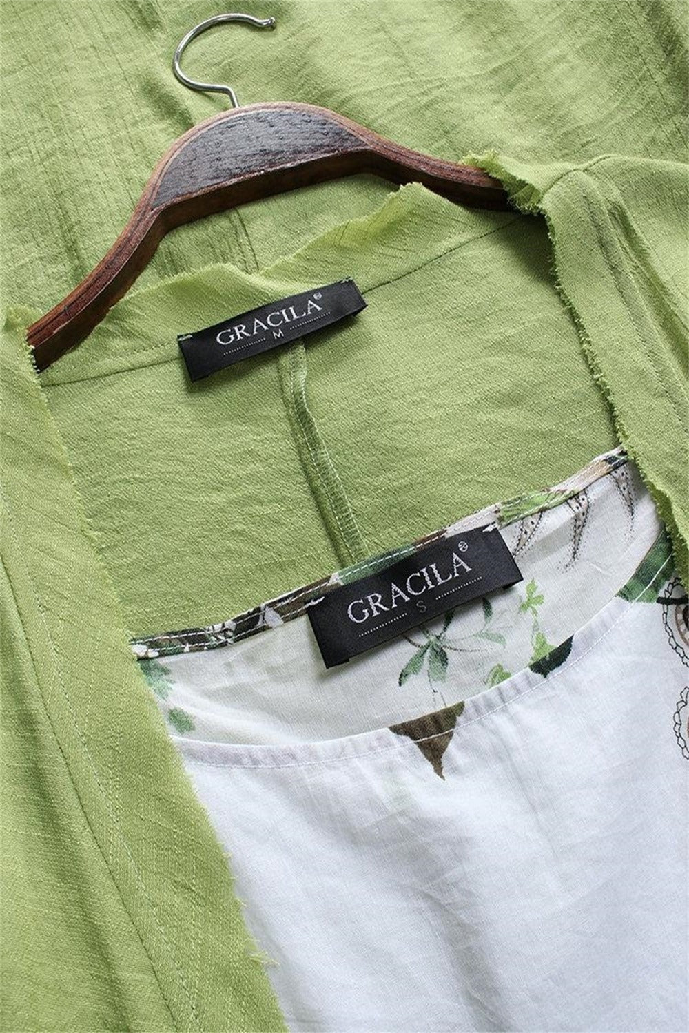 Floral Print Straps 3/4 Sleeves Midi Two Piece Dress