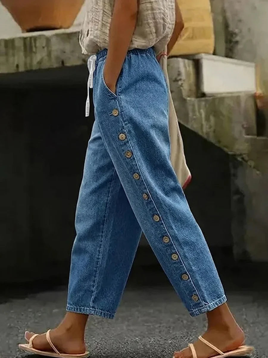 Casual Print Graphic Long Pants