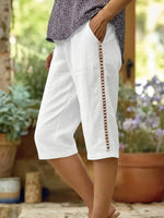 Women's Side Cutout Mid-length Pants