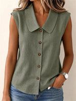 Casual Solid Colour Sleeveless Tank Top