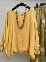 Solid Color Casual 3/4 Sleeves Two Piece Suit