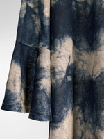 Stripe Print Boat Neck Casual Long Sleeves Blouse