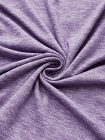 Solid Color V-neck Vacation Short Sleeves T-shirt