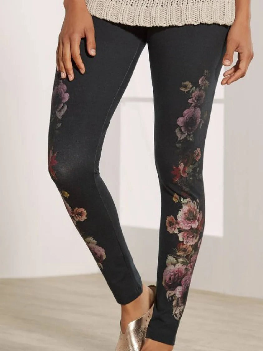 Floral Printed Casual Leggings