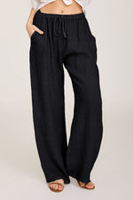 Women's Solid Color with Pockets Summer Wide Leg Pants