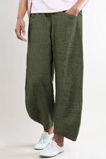 Women's Solid Color with Pockets Summer Loose Pants