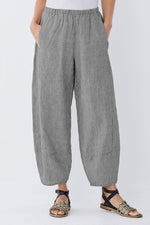 Women's Stripe with Pockets Casual Loose Pants