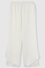 Ladies Solid Color Stretch Casual Loose Pants