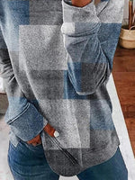 Abstract Graphic Daily Crew Neck Casual Loose Long Sleeve Sweatshirt