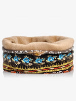 Stripe Print Outdoor Windproof Warmer Hat