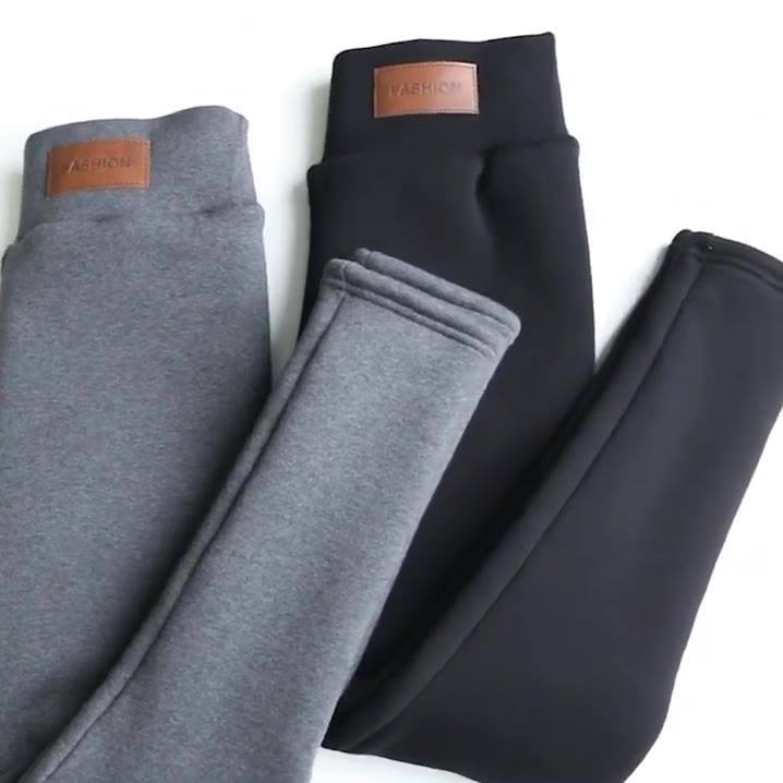 Solid Color Loose Casual Warm Leggings