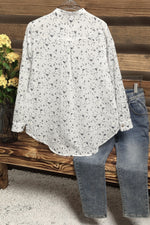 Women's Floral Regular Print Long Sleeves Blouse